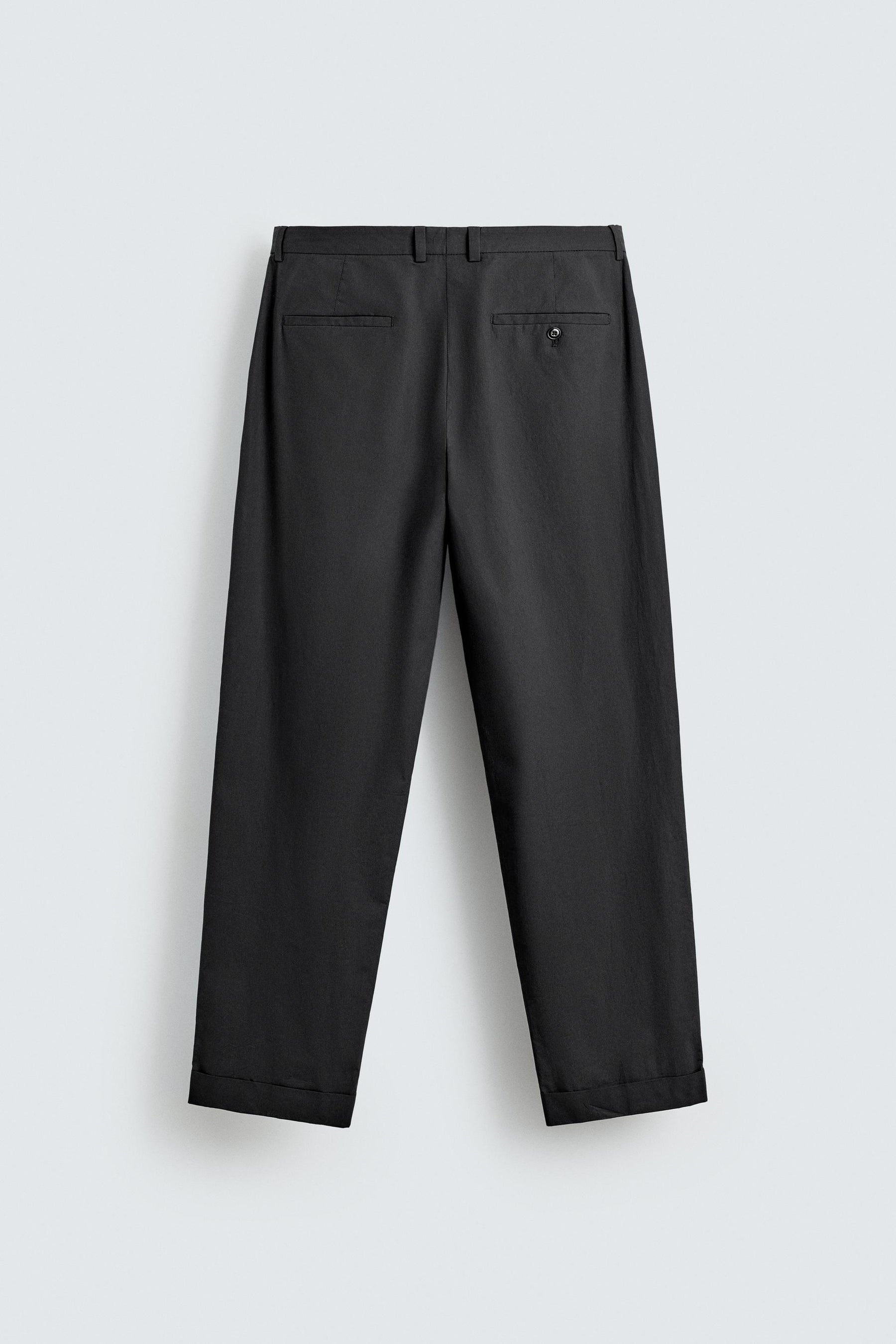 POPLIN SUIT TROUSERS - Image 8