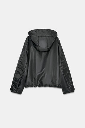 Puffer jacket with hoodie - Image 6