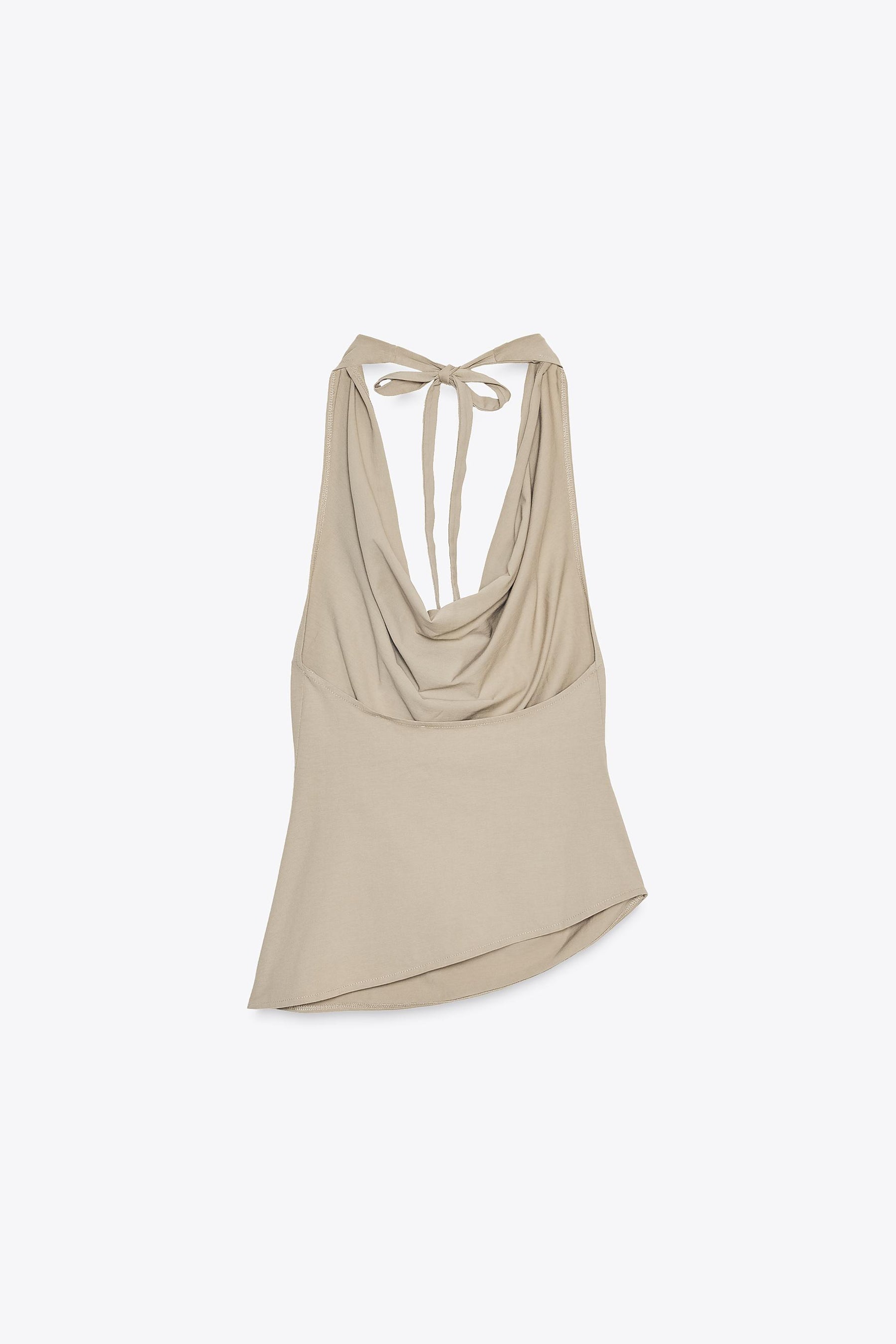 Gefärbtes Neckholder-Top