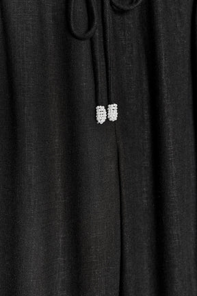 Hose mit Perlenstickerei