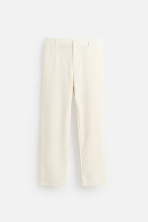 TEXTURED CHINO TROUSERS - Image 6
