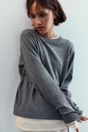 Pullover mit Schnürung und offenem Rücken