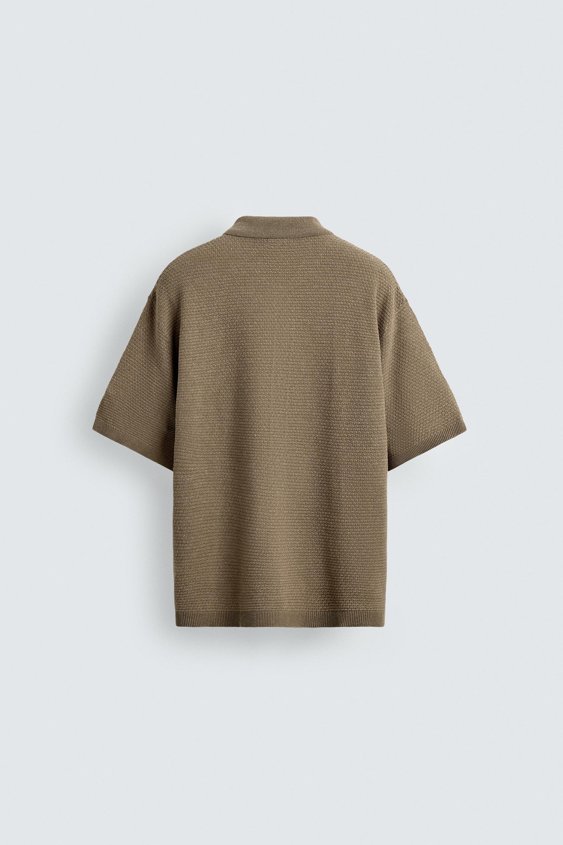 TEXTURED KNIT SHIRT - Image 7