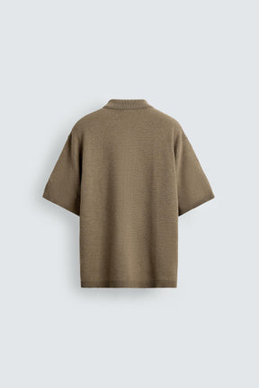 TEXTURED KNIT SHIRT - Image 7