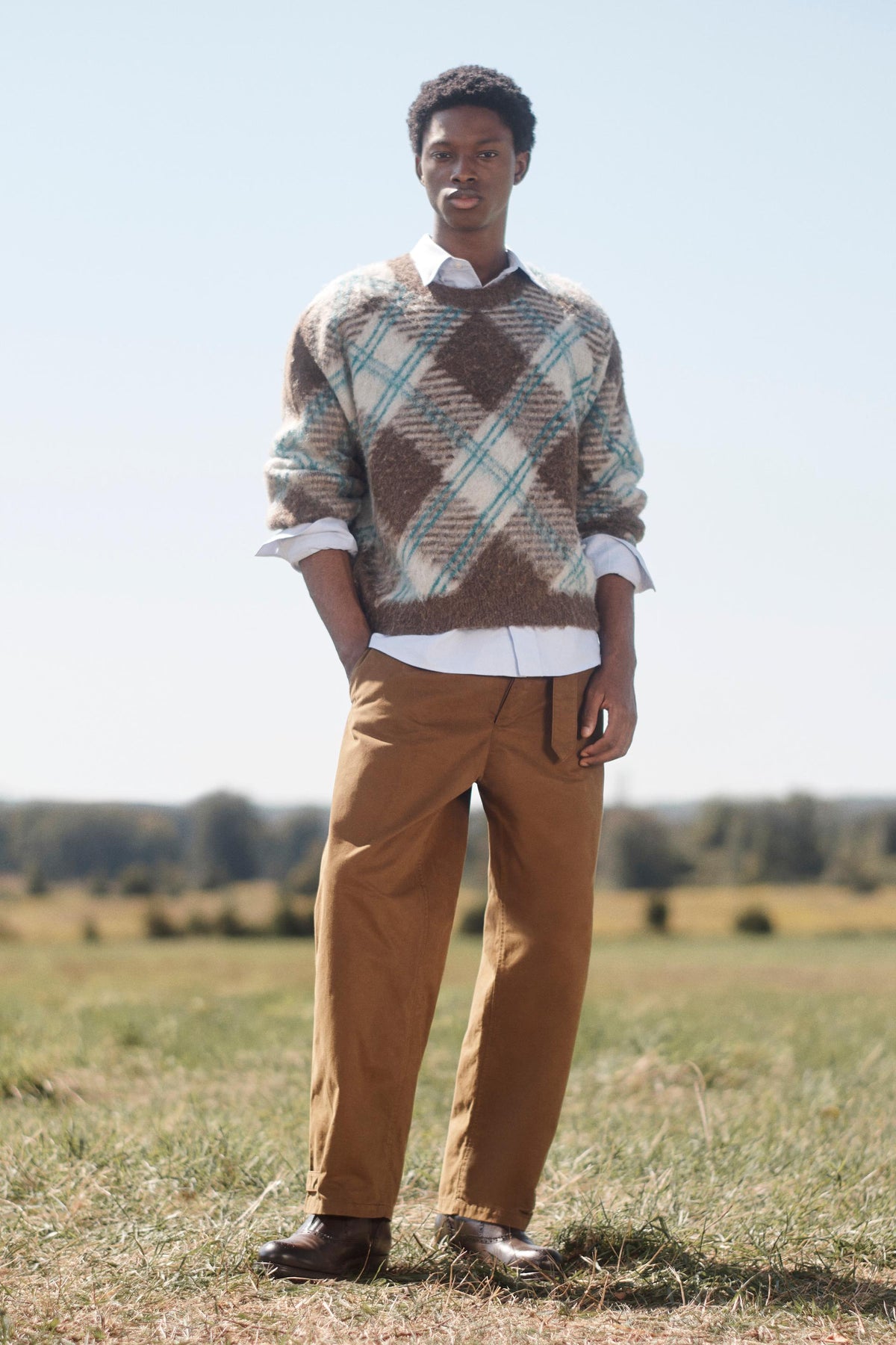 LIMITED EDITION GEOMETRIC JACQUARD SWEATER - Image 1