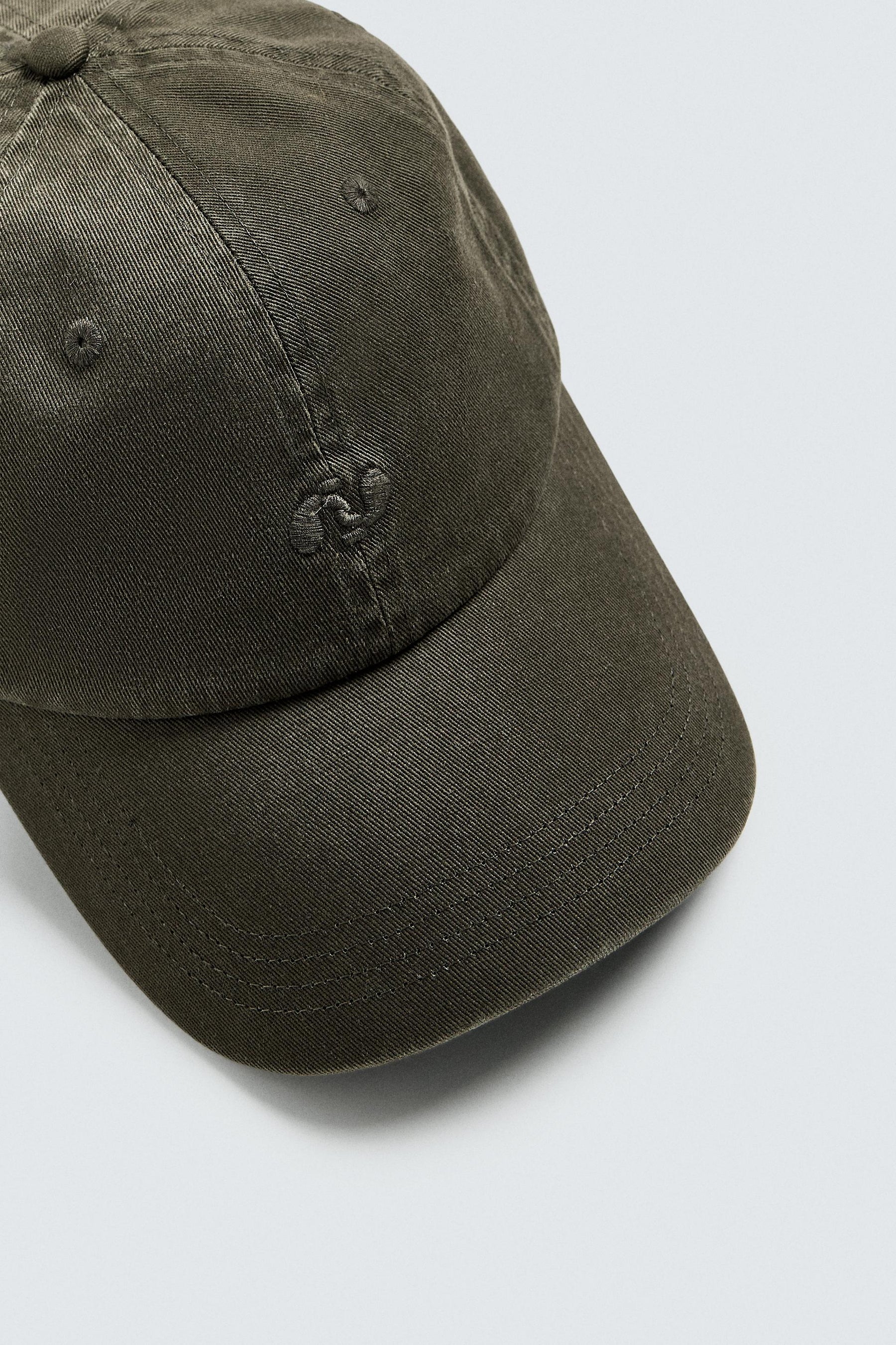 WASHED EMBROIDERED CAP - Image 7
