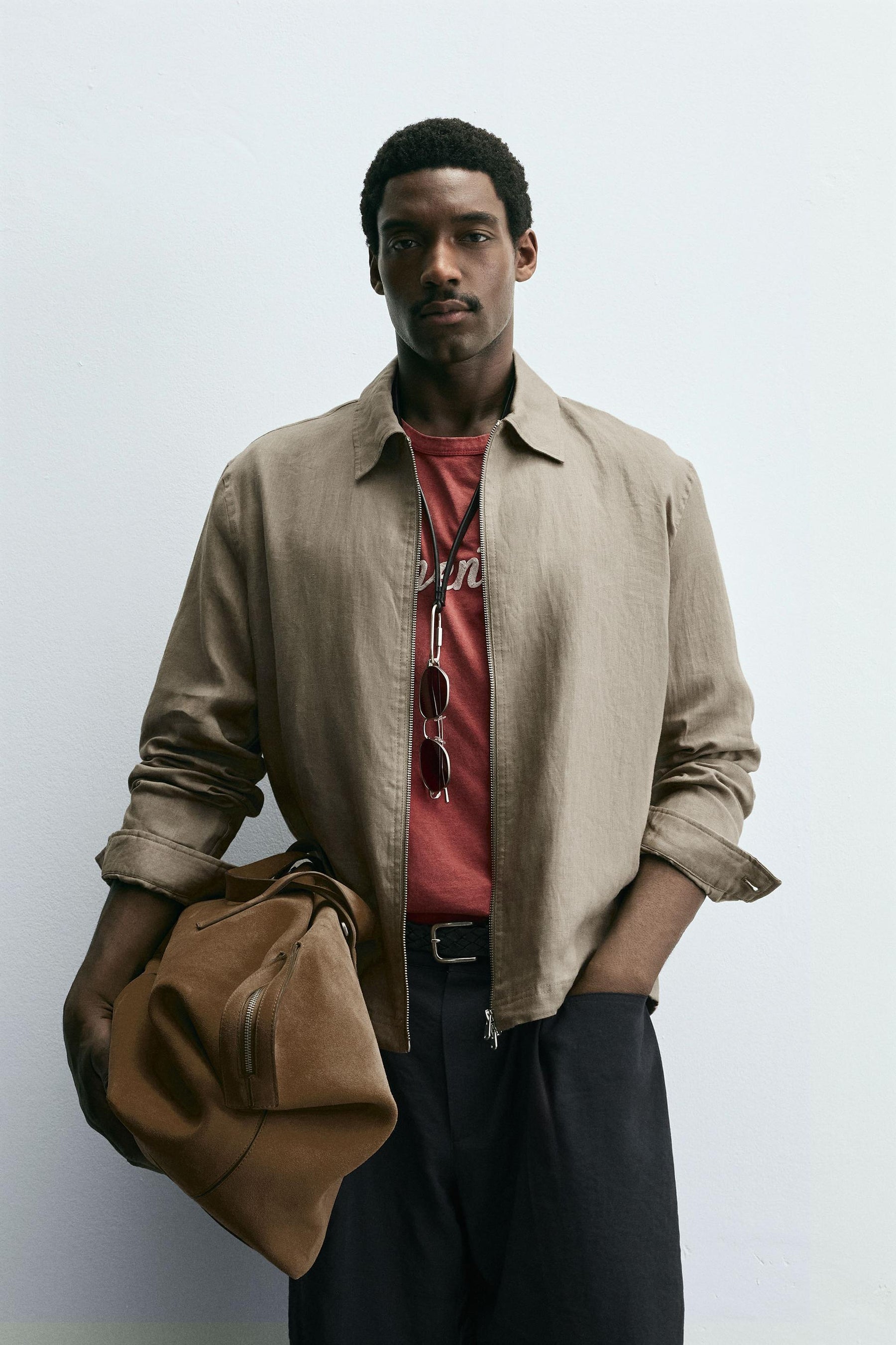 100% LINEN OVERSHIRT - Image 2
