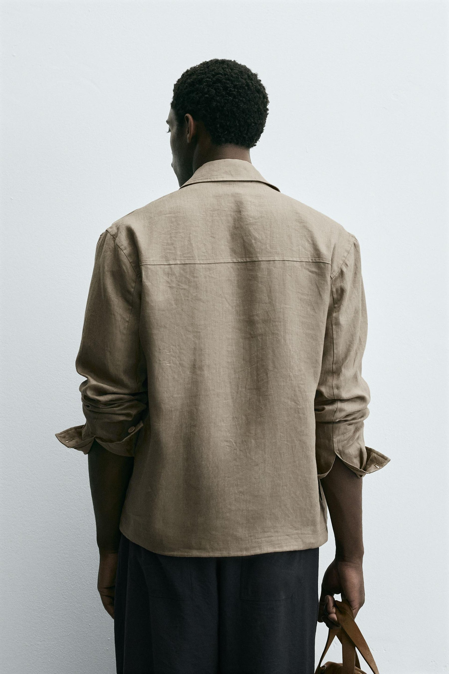 100% LINEN OVERSHIRT - Image 3