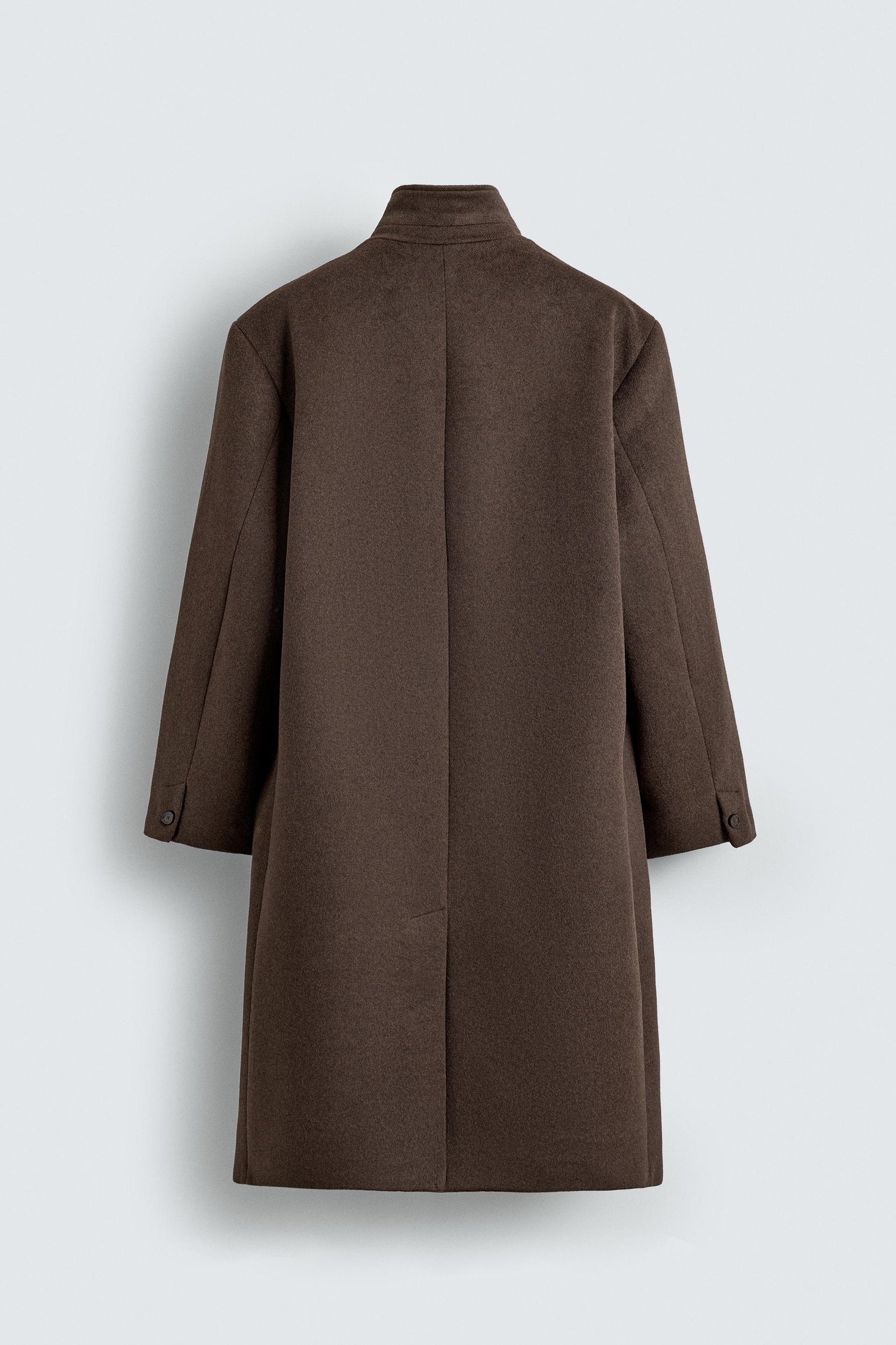 TEXTURED WOOL COAT - Image 9