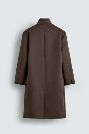 TEXTURED WOOL COAT - Image 9