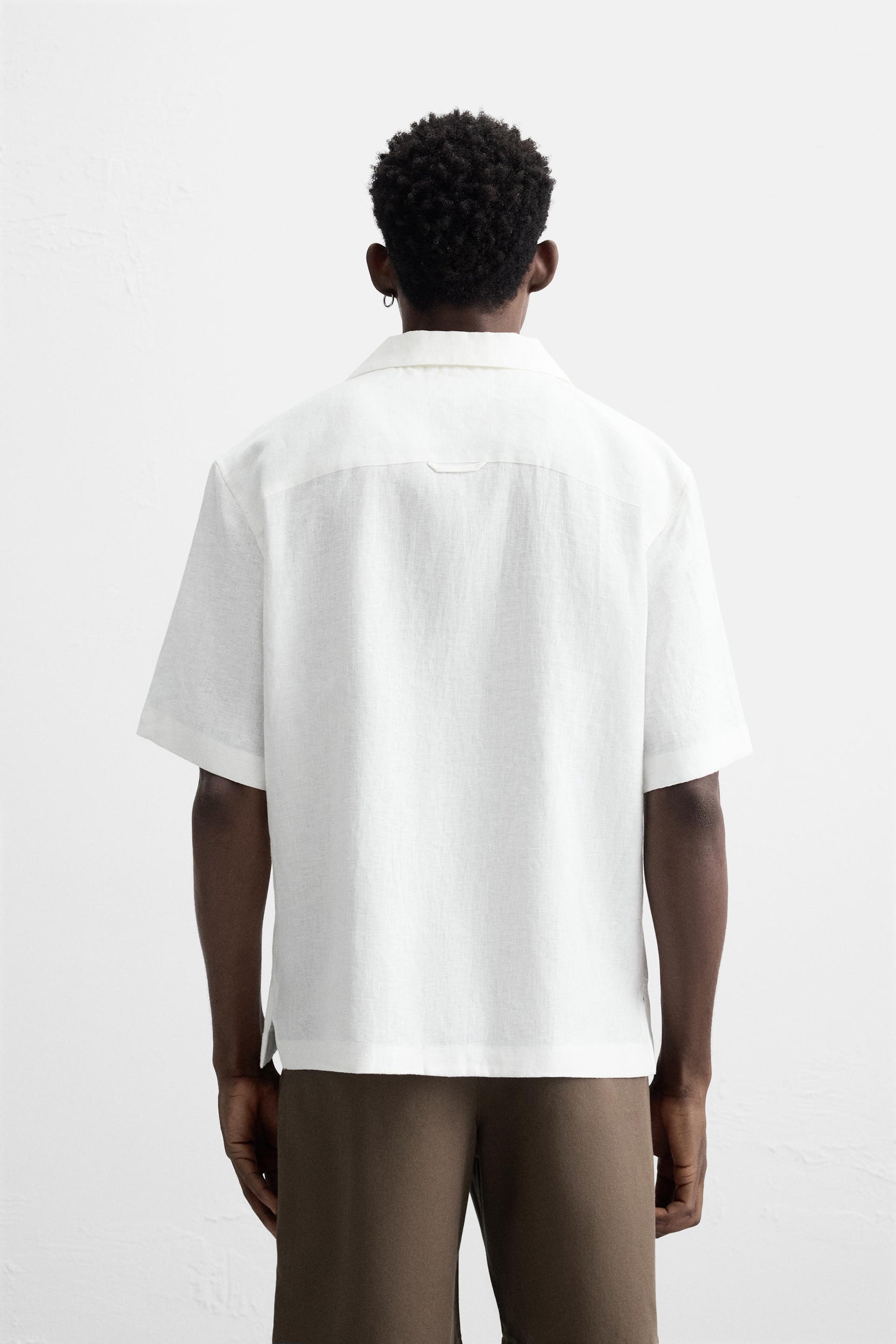 RELAXED FIT LINEN SHIRT - Image 3