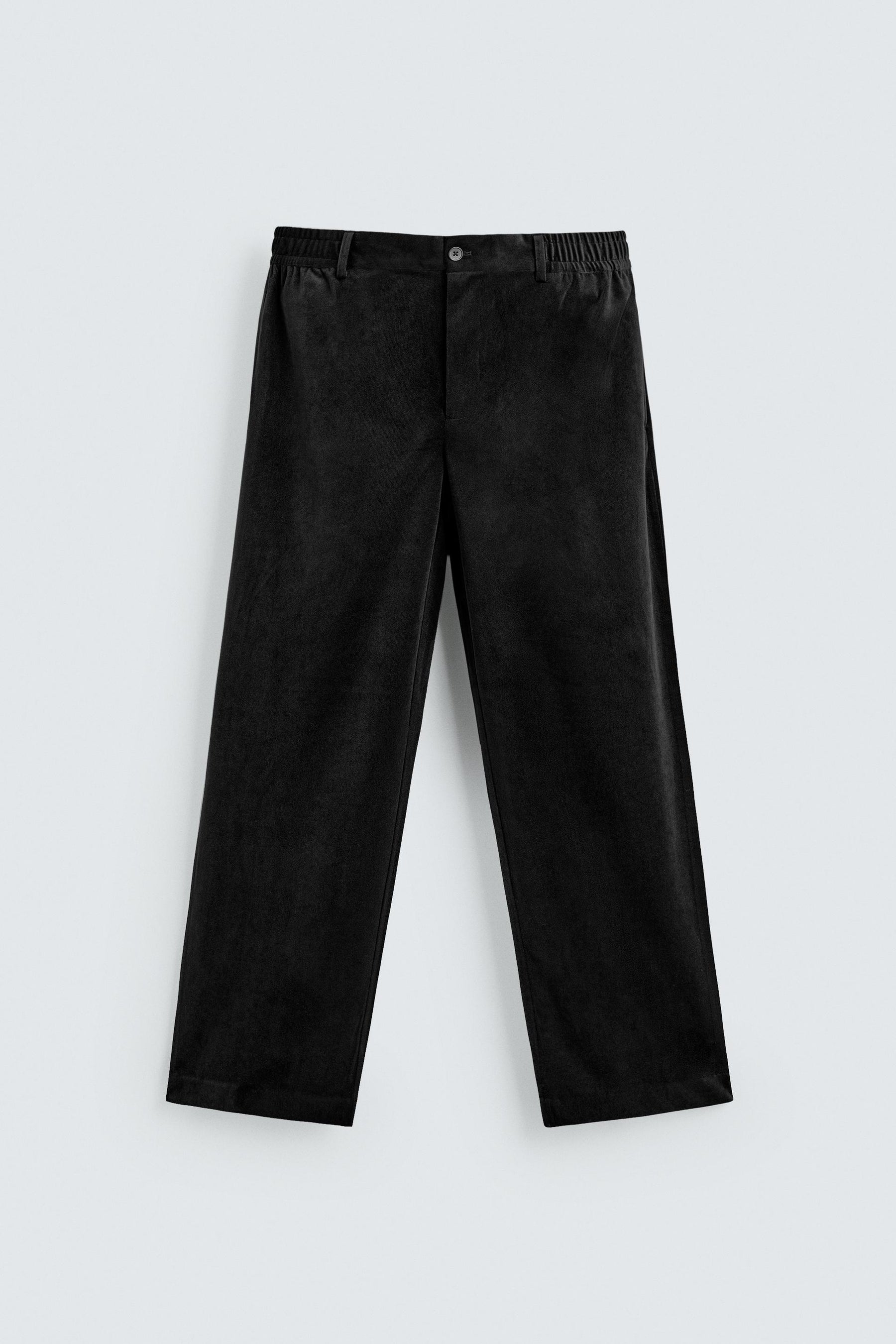 TEXTURED VELVET TROUSERS - Image 6