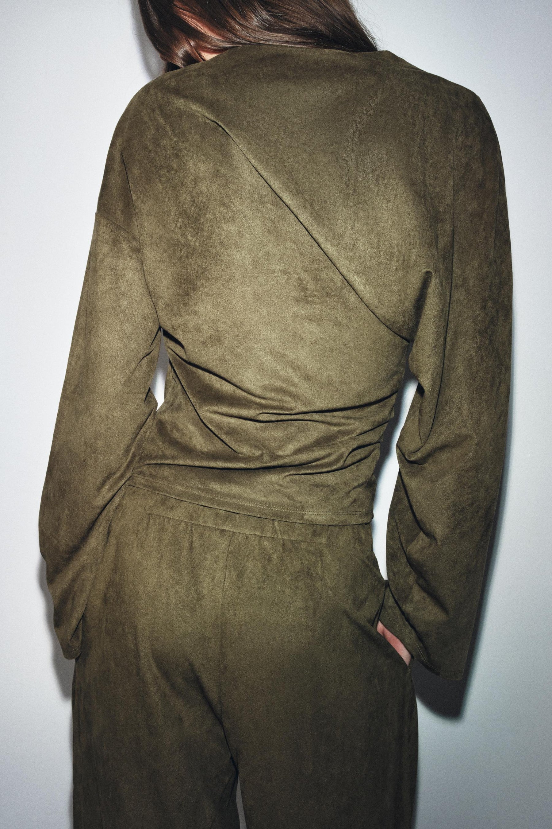 Oberteil aus Kunstwildleder