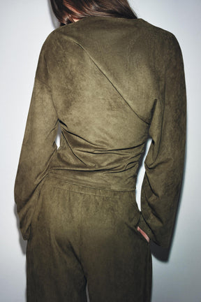 Oberteil aus Kunstwildleder