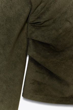 Oberteil aus Kunstwildleder