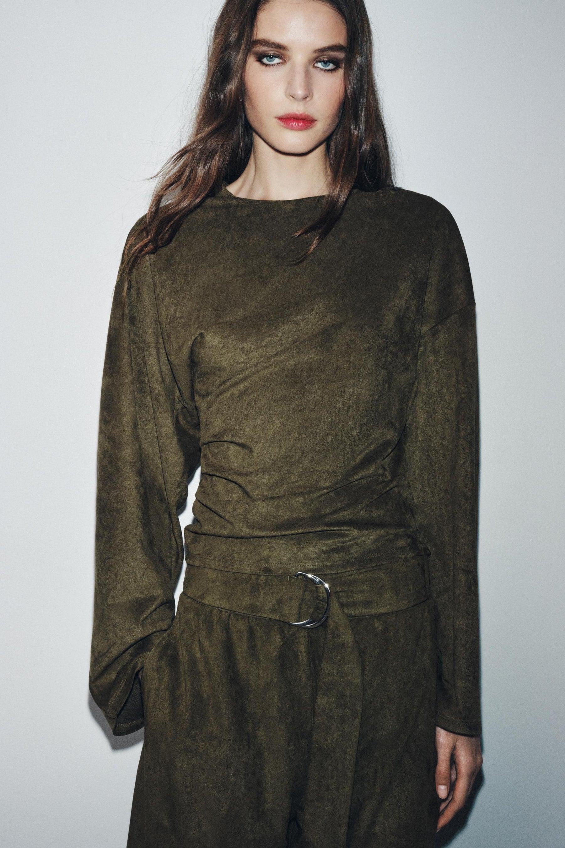 Oberteil aus Kunstwildleder