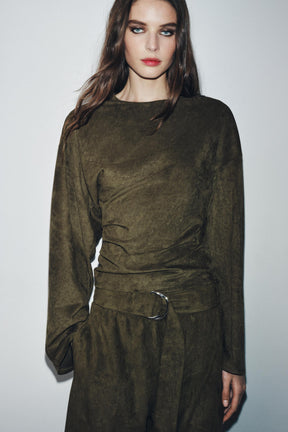 Oberteil aus Kunstwildleder