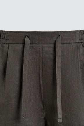 Leinen-Shorts (lässig geschnitten)