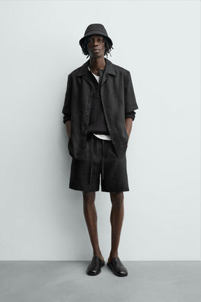 Lässige Leinenshorts