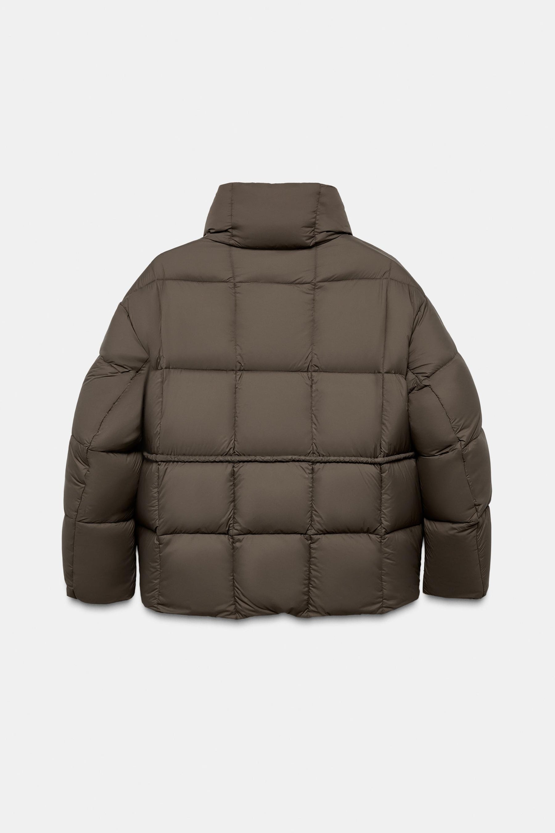 Daunenjacke mit Gürtel