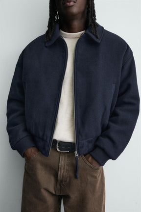 Filzgefütterte Kurzjacke