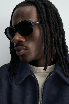 Filzgefütterte Kurzjacke