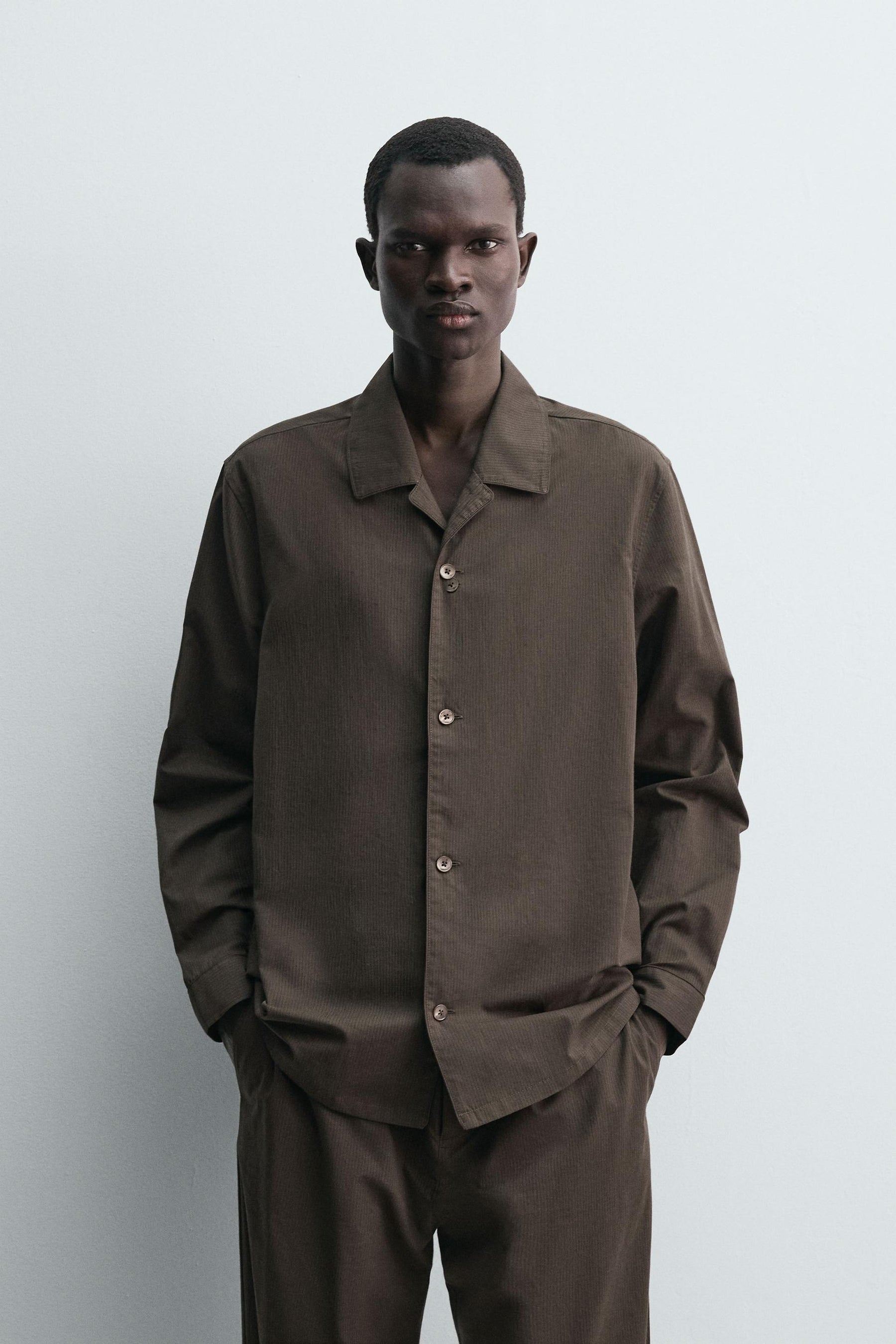 JACQUARD PYJAMA SHIRT - Image 2