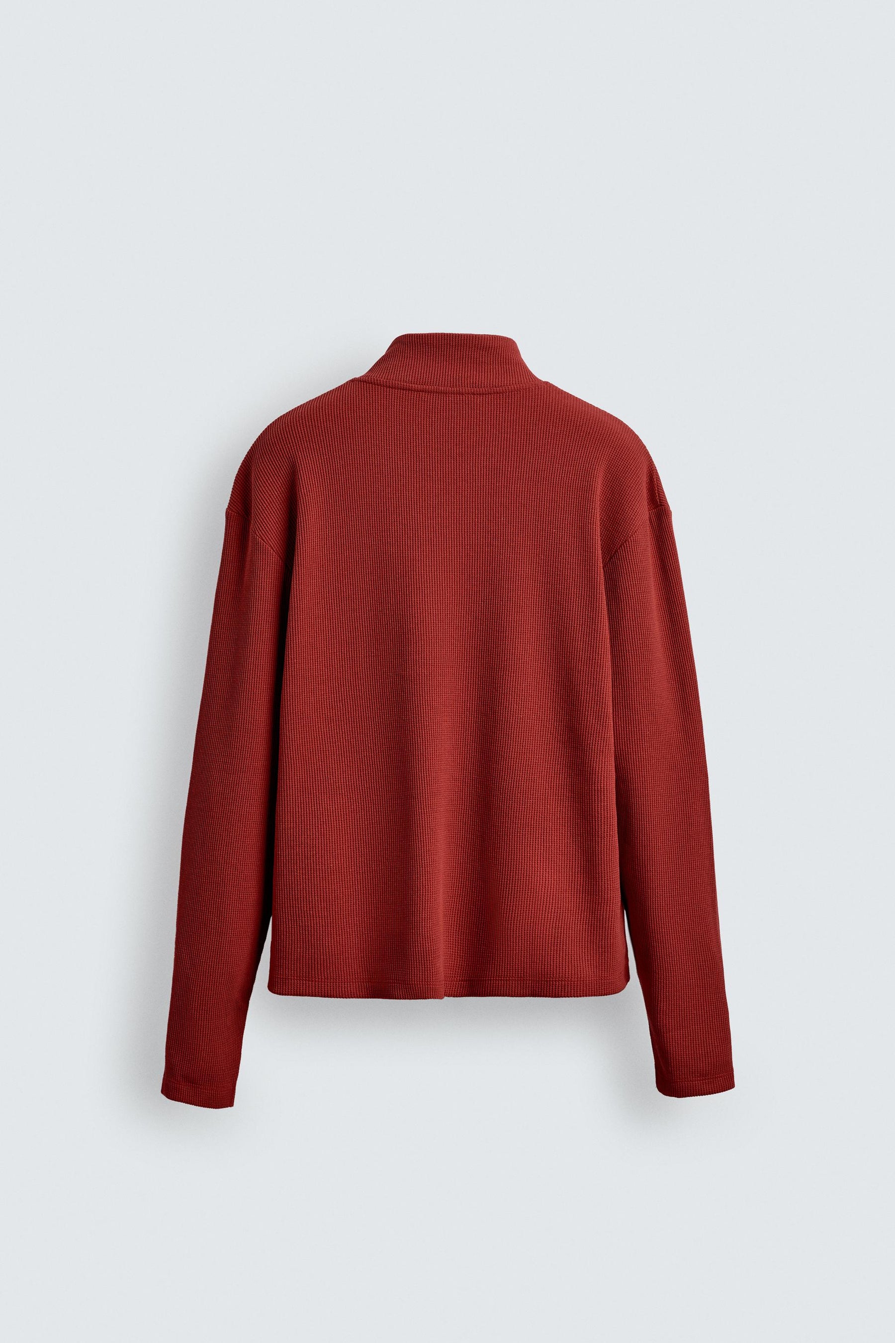 CONTRAST TEXTURED POLO SHIRT - Image 6