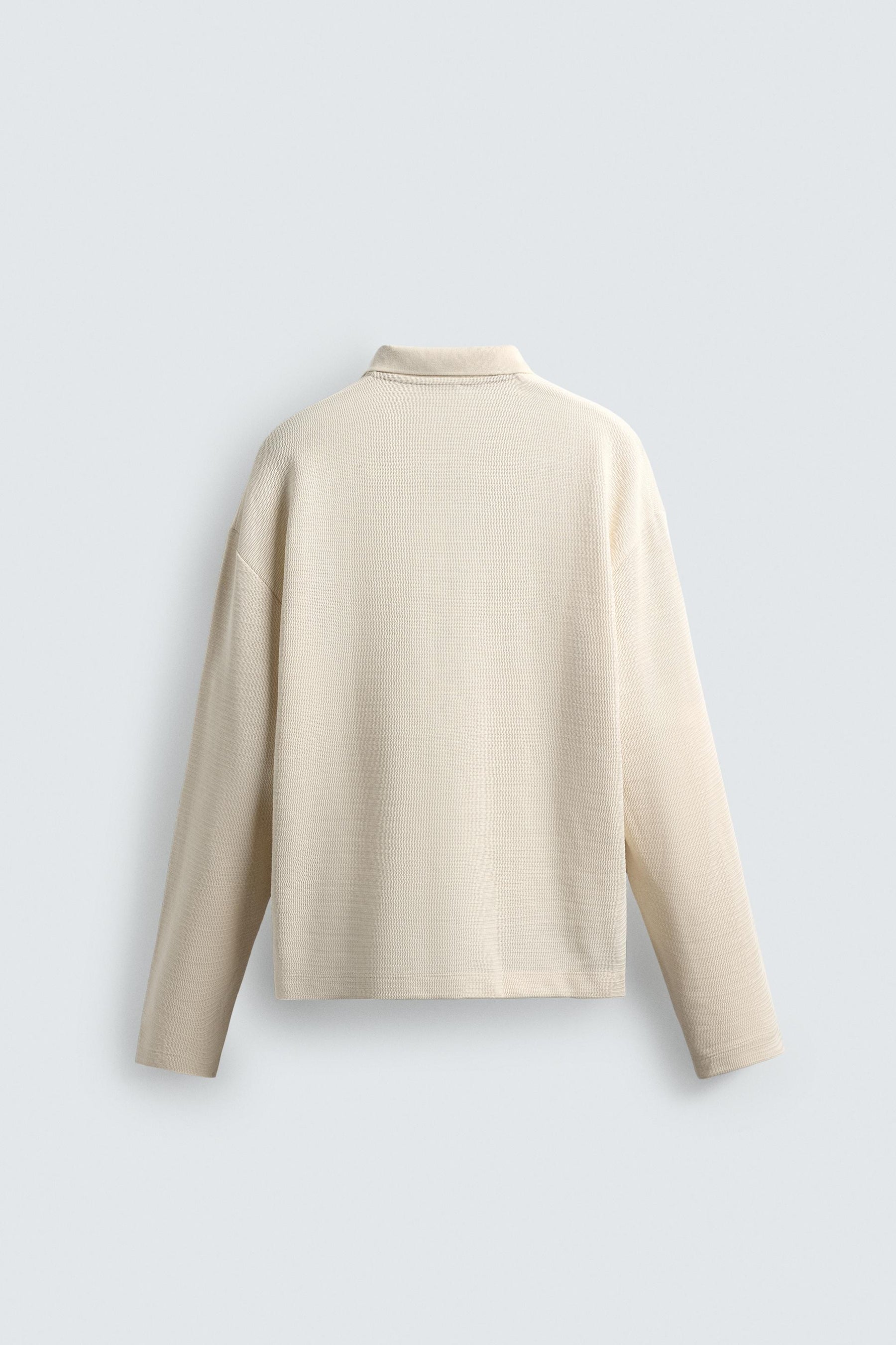 Polohemd aus strukturiertem Strick