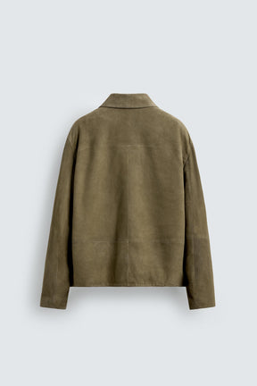 Lederjacke mit Taschen