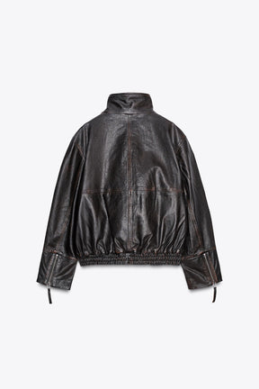 Lederbomberjacke (limitierte Auflage)