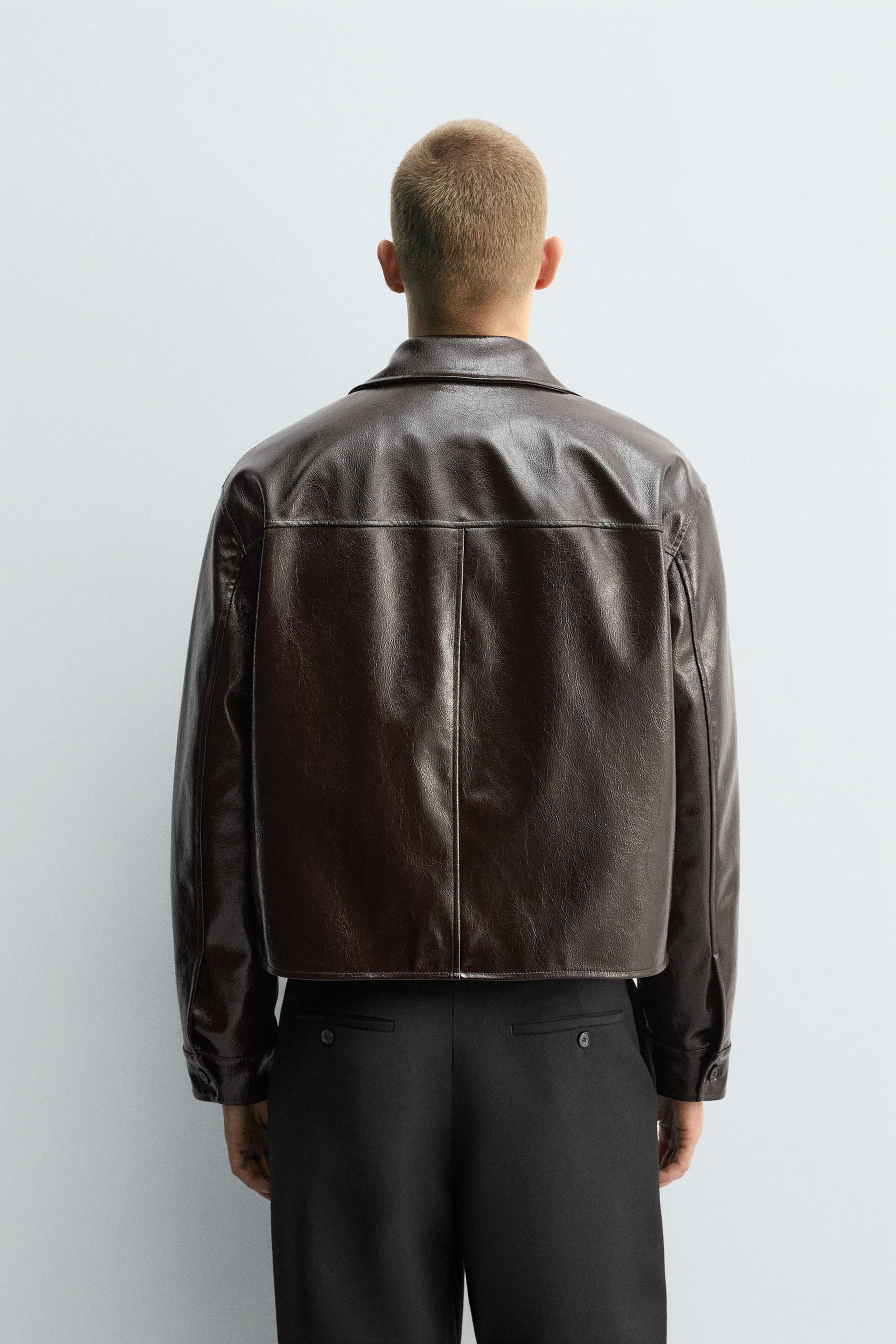 LEATHER EFFECT JACKET - Image 3