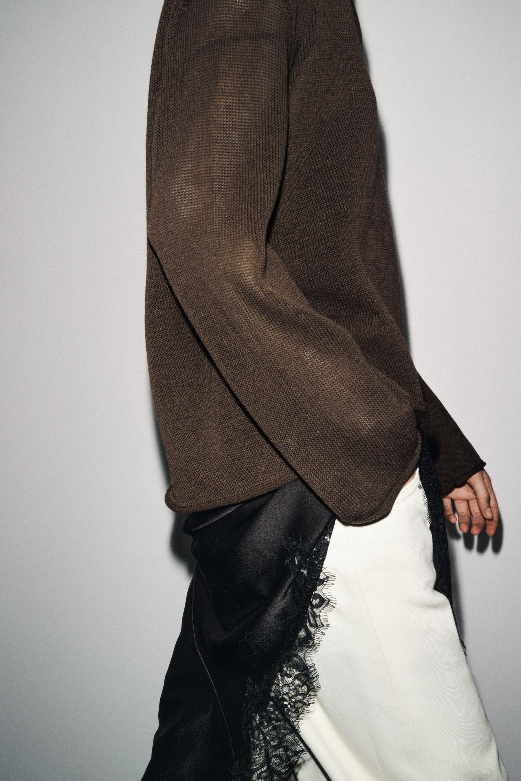 Rustikaler Strickpullover