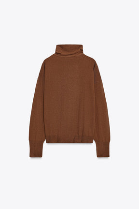 Strickpullover mit Schleife