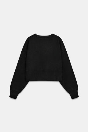 KURZGESTRICHENER PULLOVER