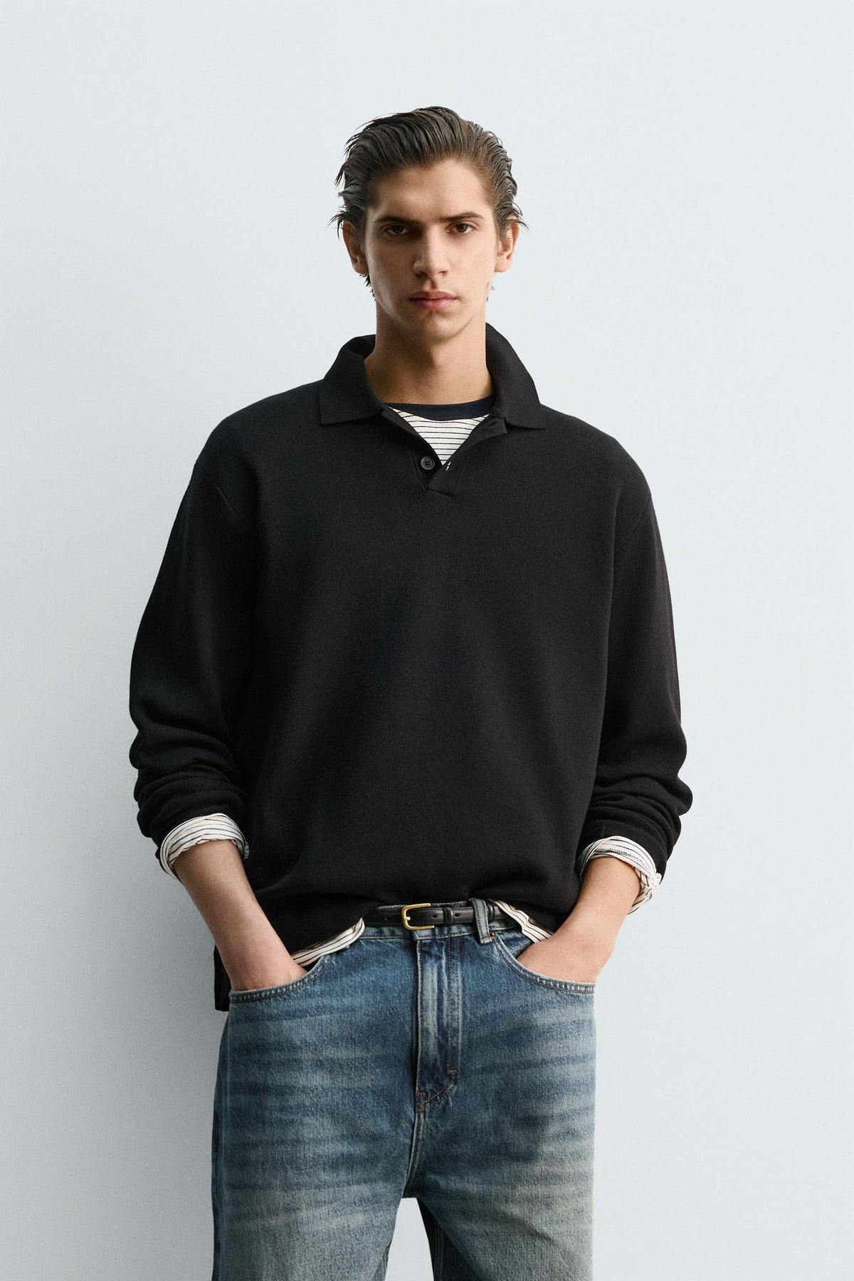 SOFT KNIT POLO SHIRT - Image 2