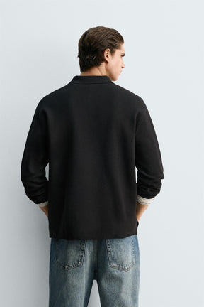 SOFT KNIT POLO SHIRT - Image 3