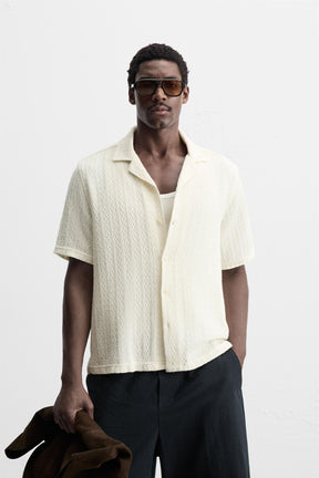 GEOMETRIC JACQUARD SHIRT - Image 2