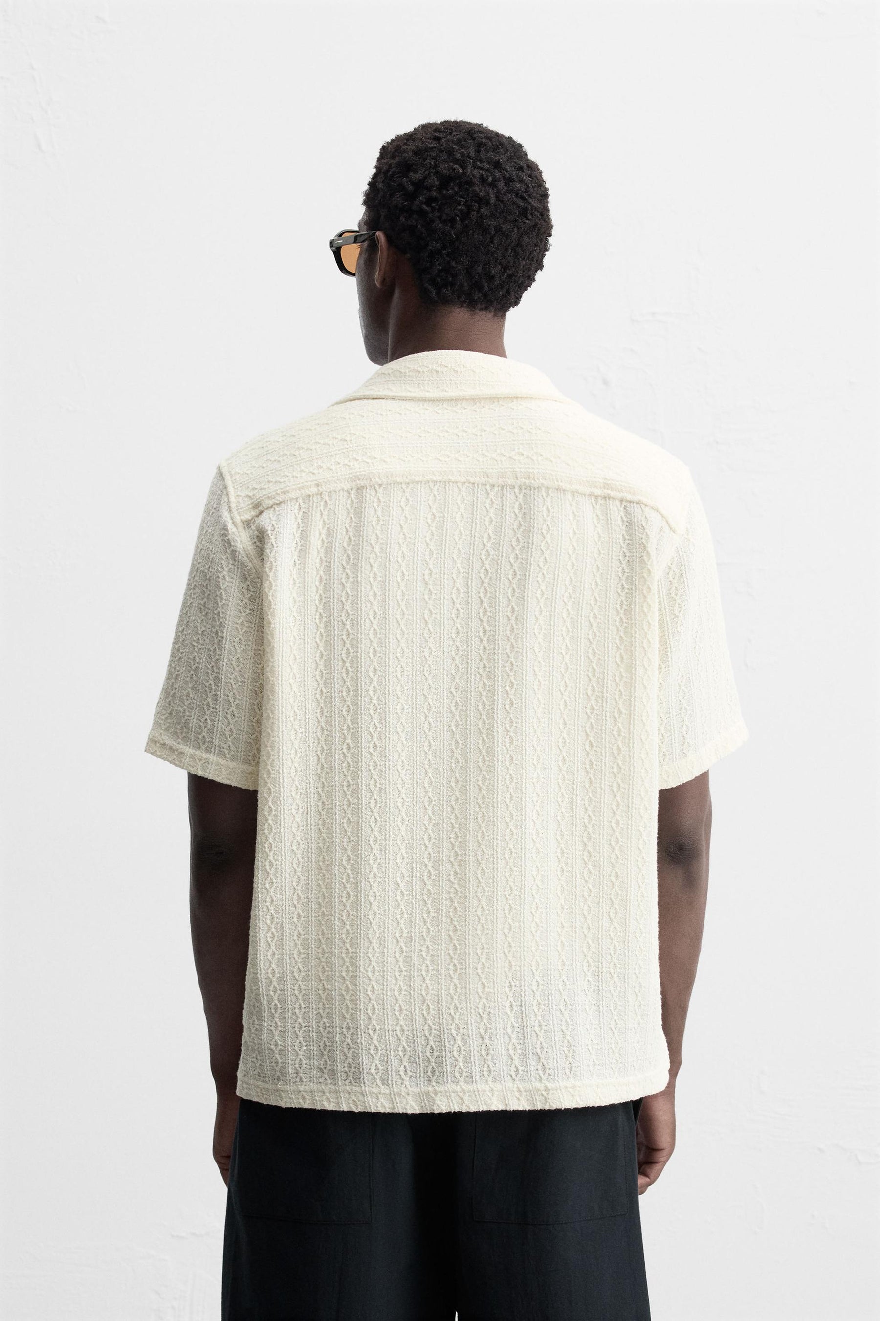 GEOMETRIC JACQUARD SHIRT - Image 3