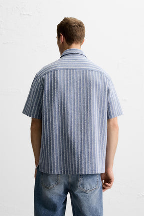 STRIPED JACQUARD SHIRT - Image 3