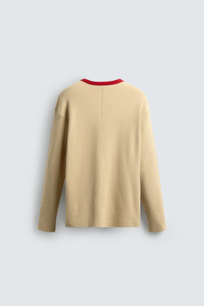 Waffelstrick-T-Shirt