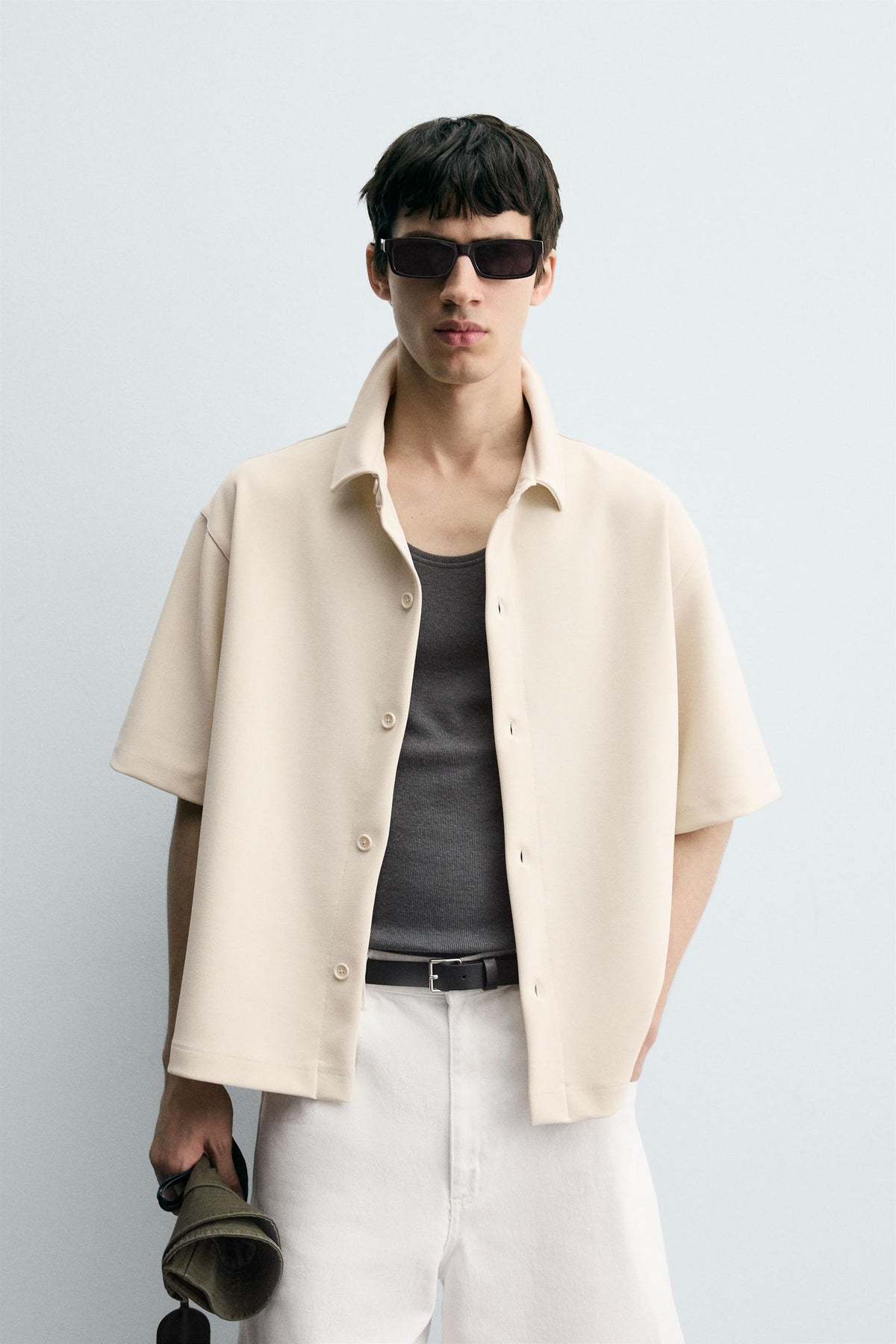 Hemd mit Interlock-Muster