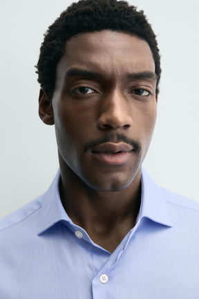 TEXTURED SHIRT WITH CUFFLINKS - Image 5