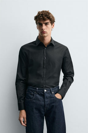 TEXTURED REGULAR FIT SHIRT - Image 2
