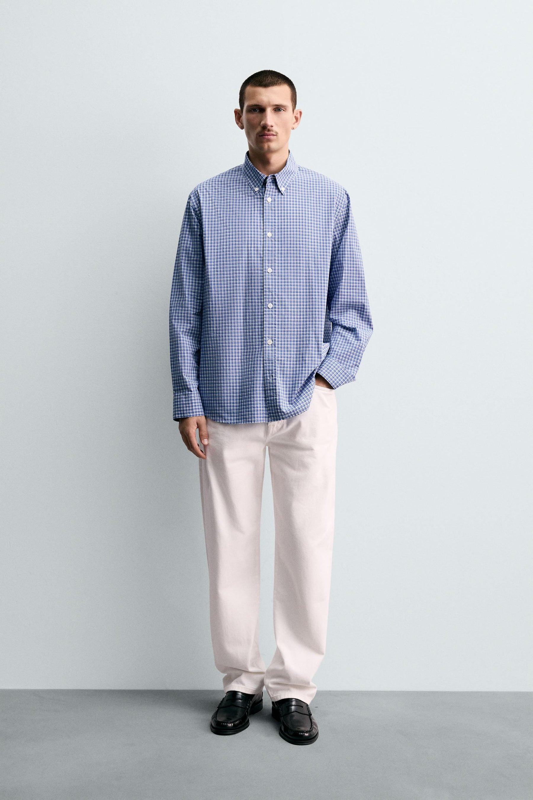 REGULAR FIT CHECK SHIRT - Image 1