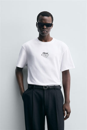 CONTRAST PRINT T-SHIRT - Image 2