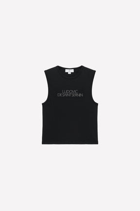 RHINESTONE LOGO TANK TOP LUDOVIC DE SAINT SERNIN x - Image 1
