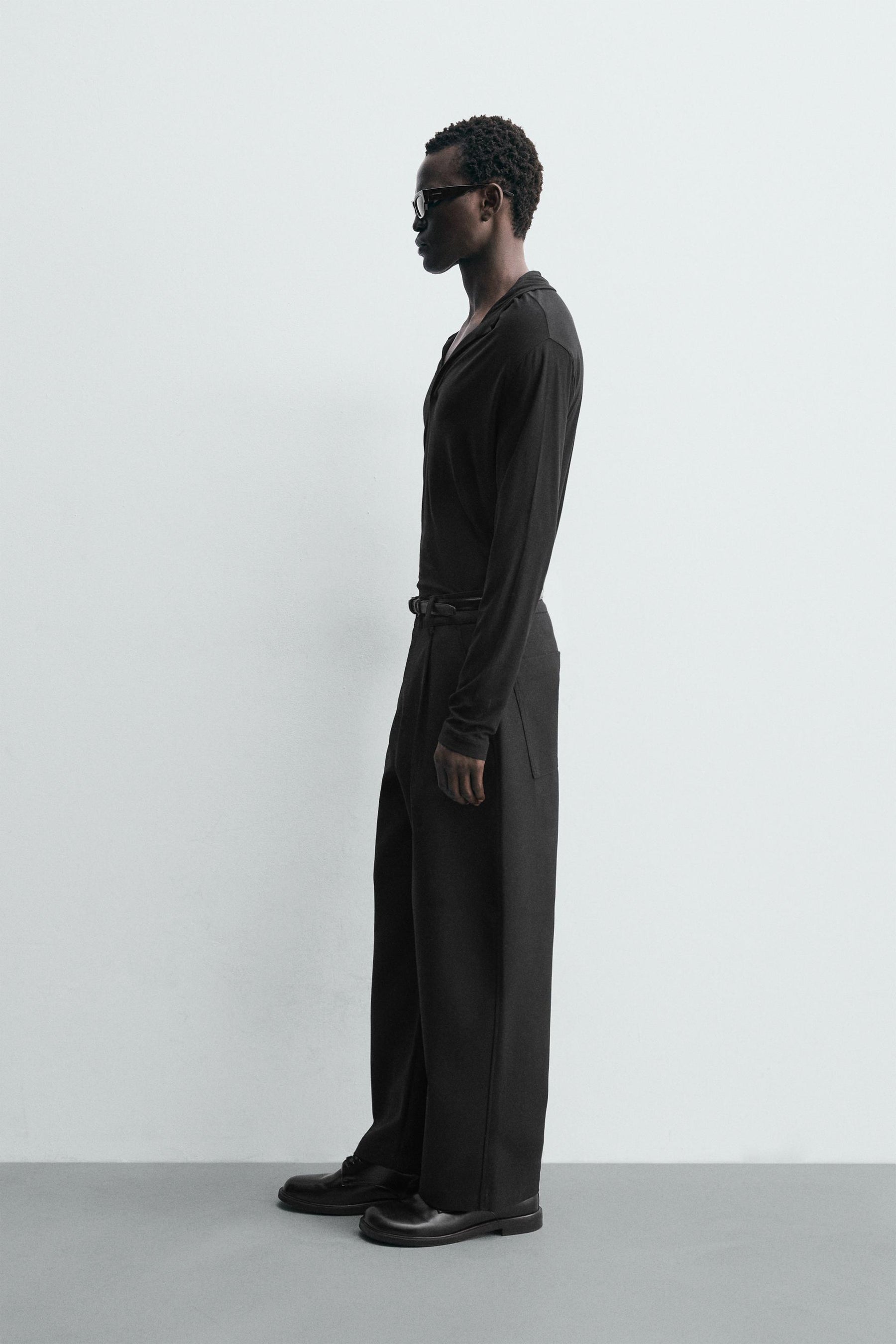 SEMI-SHEER LYOCELL POLO SHIRT - Image 4