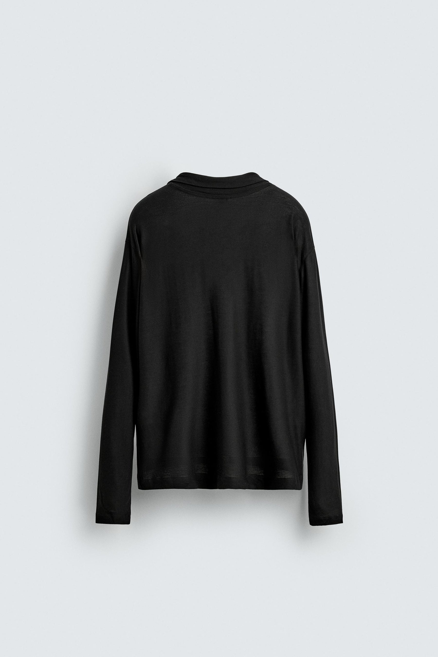 SEMI-SHEER LYOCELL POLO SHIRT - Image 7