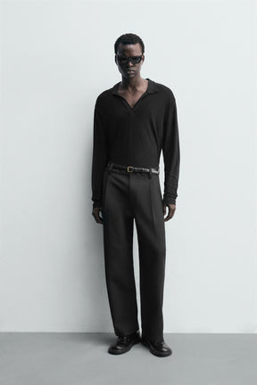 Transparentes Lyocell-Polo